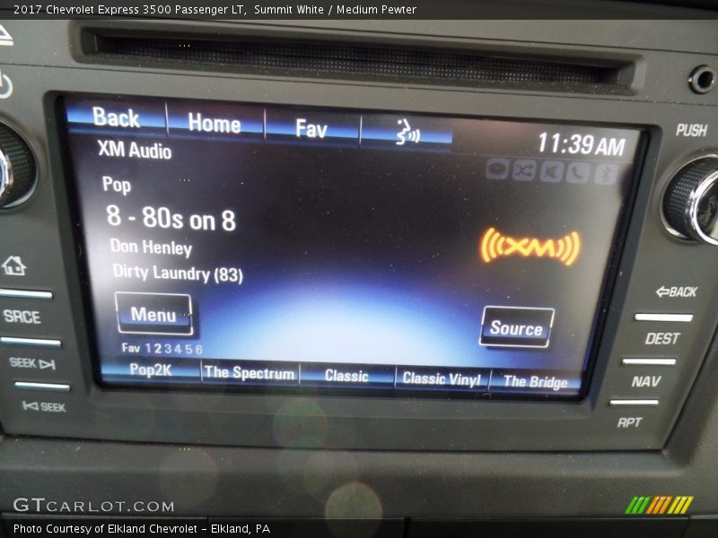 Summit White / Medium Pewter 2017 Chevrolet Express 3500 Passenger LT