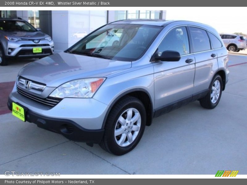 Whistler Silver Metallic / Black 2008 Honda CR-V EX 4WD