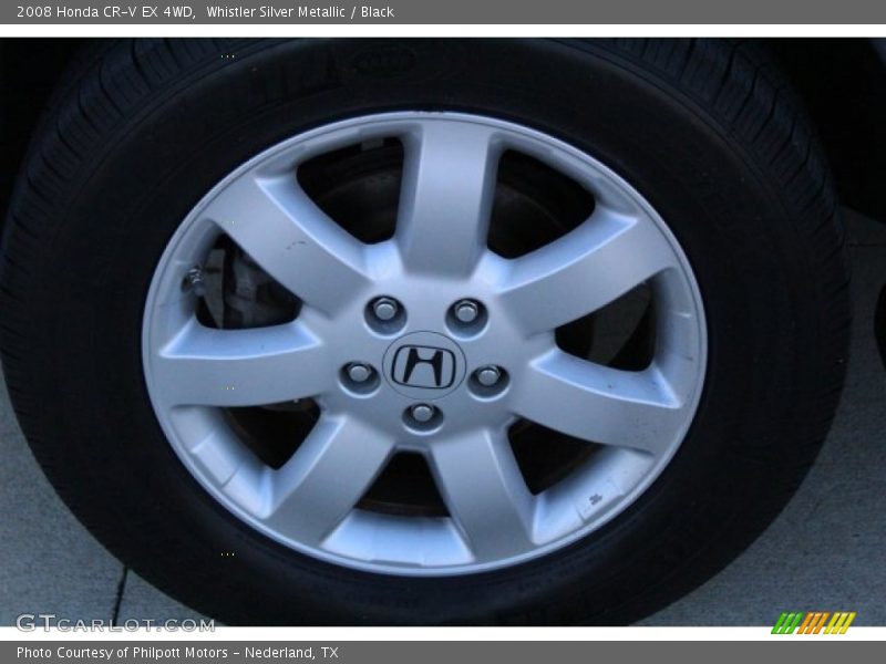 Whistler Silver Metallic / Black 2008 Honda CR-V EX 4WD