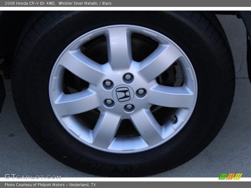 Whistler Silver Metallic / Black 2008 Honda CR-V EX 4WD