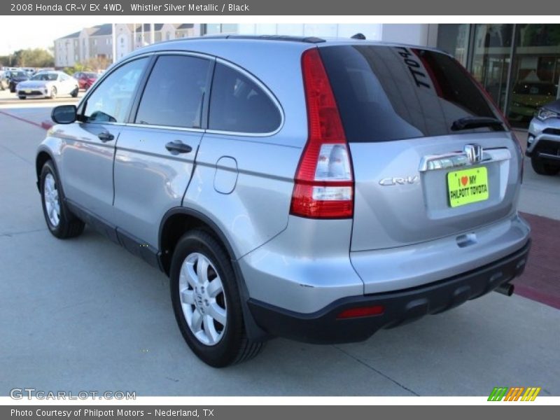 Whistler Silver Metallic / Black 2008 Honda CR-V EX 4WD