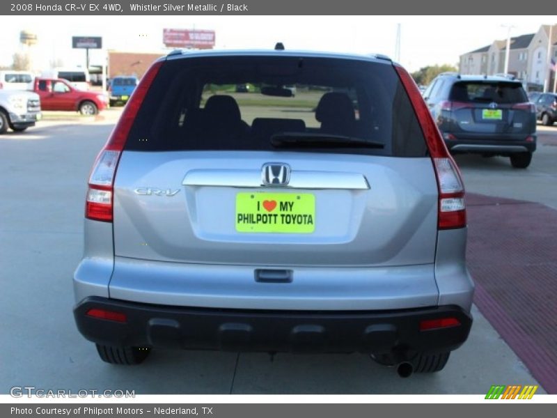 Whistler Silver Metallic / Black 2008 Honda CR-V EX 4WD