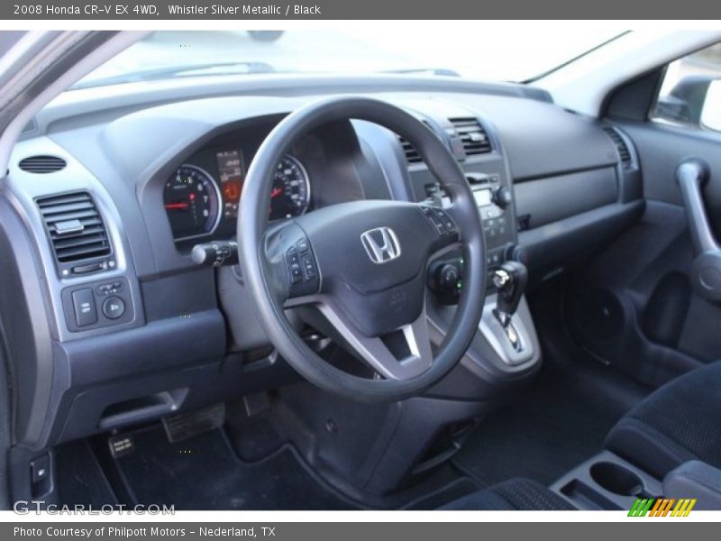 Whistler Silver Metallic / Black 2008 Honda CR-V EX 4WD