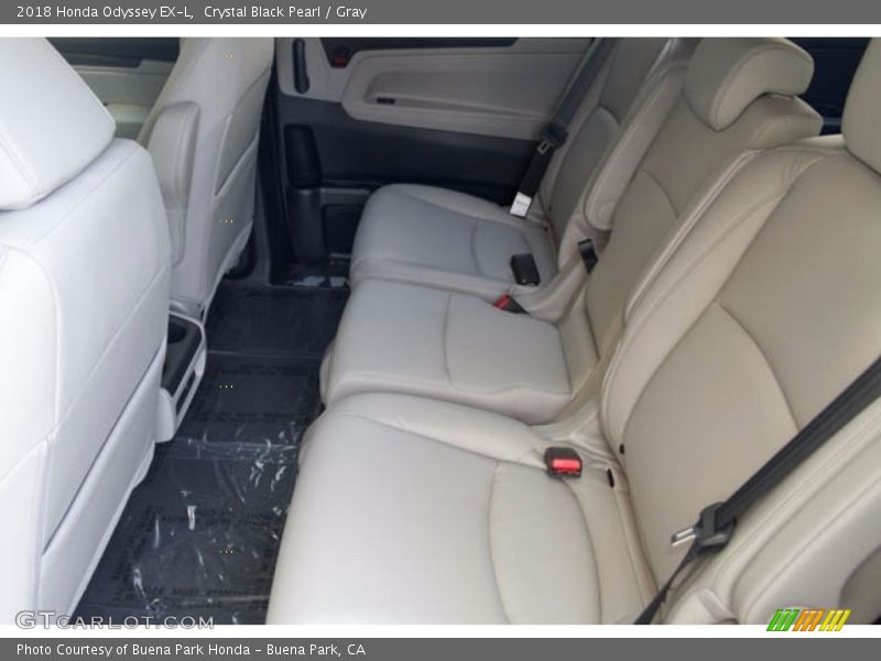 Crystal Black Pearl / Gray 2018 Honda Odyssey EX-L