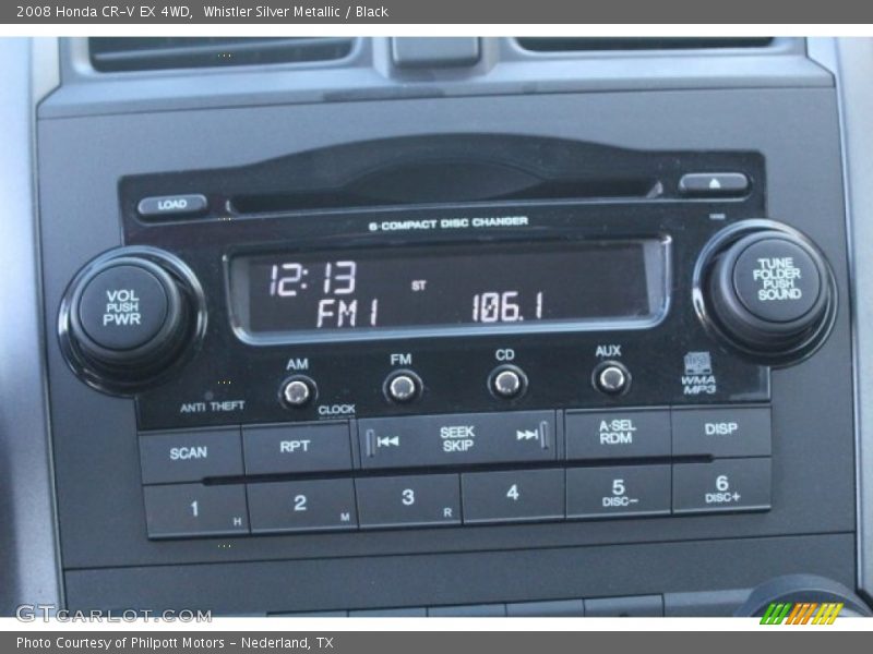 Whistler Silver Metallic / Black 2008 Honda CR-V EX 4WD