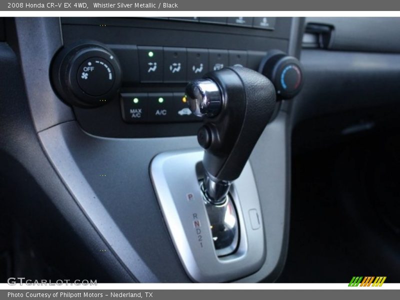 Whistler Silver Metallic / Black 2008 Honda CR-V EX 4WD