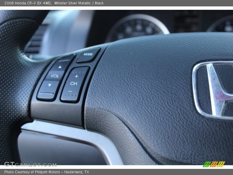Whistler Silver Metallic / Black 2008 Honda CR-V EX 4WD