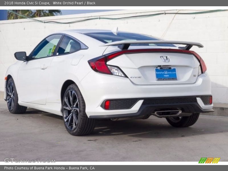 White Orchid Pearl / Black 2018 Honda Civic Si Coupe