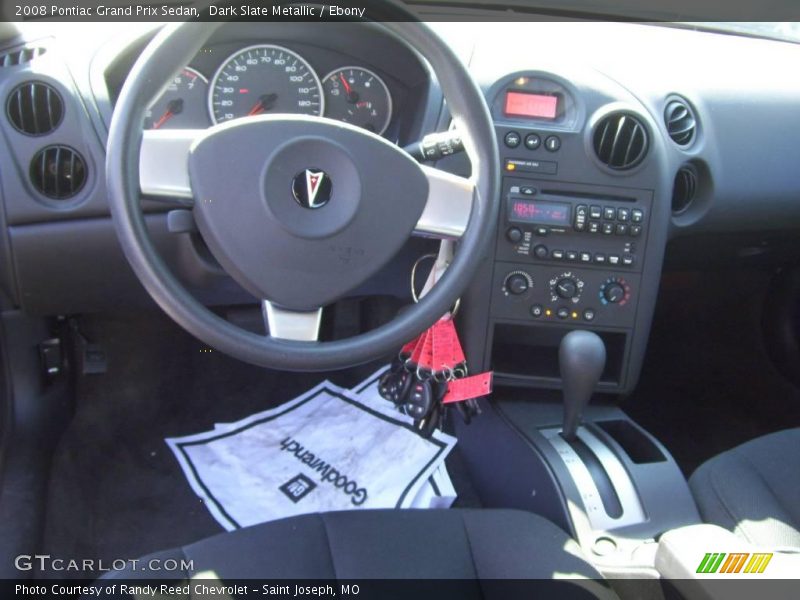 Dark Slate Metallic / Ebony 2008 Pontiac Grand Prix Sedan