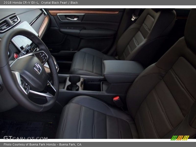 Crystal Black Pearl / Black 2018 Honda CR-V EX-L