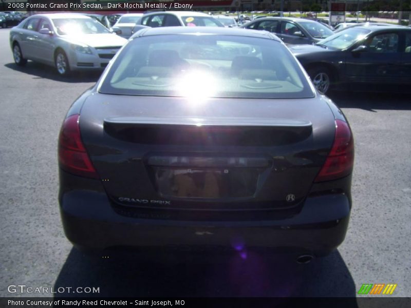 Dark Mocha Metallic / Ebony 2008 Pontiac Grand Prix Sedan