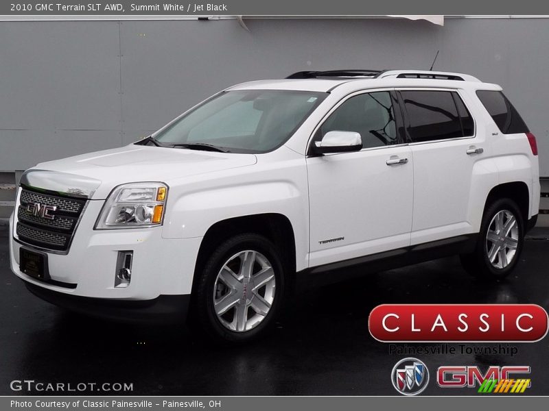 Summit White / Jet Black 2010 GMC Terrain SLT AWD