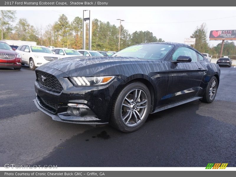 Shadow Black / Ebony 2017 Ford Mustang Ecoboost Coupe