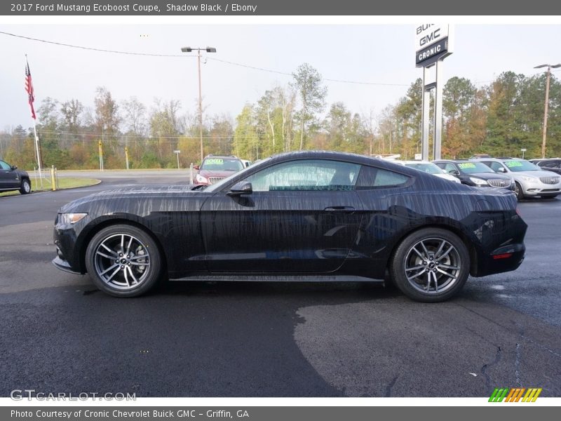 Shadow Black / Ebony 2017 Ford Mustang Ecoboost Coupe