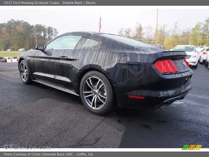 Shadow Black / Ebony 2017 Ford Mustang Ecoboost Coupe