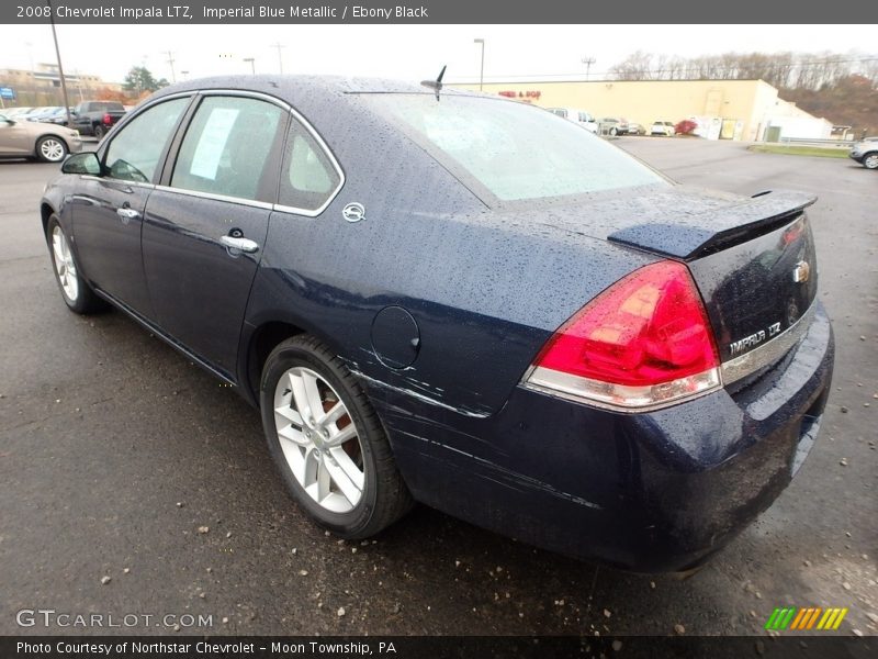 Imperial Blue Metallic / Ebony Black 2008 Chevrolet Impala LTZ