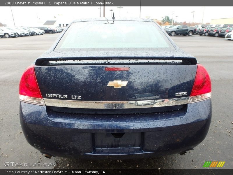 Imperial Blue Metallic / Ebony Black 2008 Chevrolet Impala LTZ