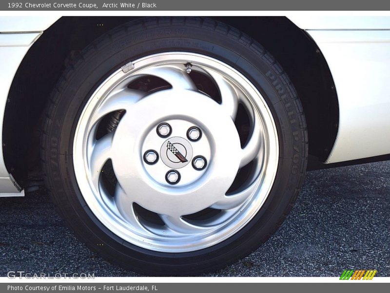 Arctic White / Black 1992 Chevrolet Corvette Coupe