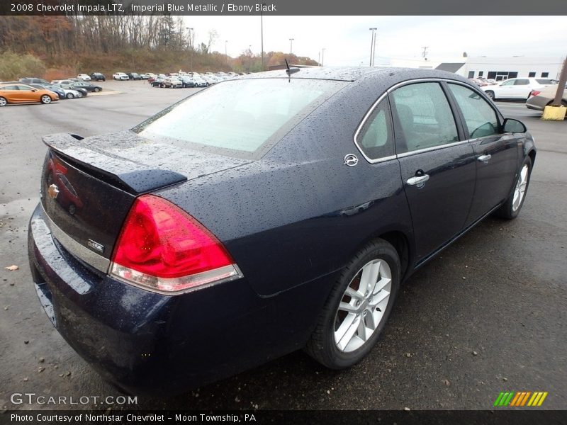 Imperial Blue Metallic / Ebony Black 2008 Chevrolet Impala LTZ