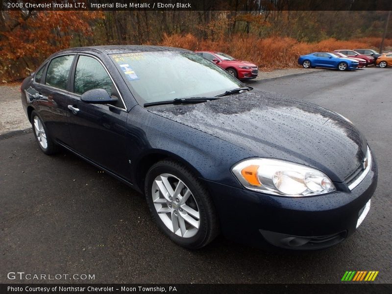 Imperial Blue Metallic / Ebony Black 2008 Chevrolet Impala LTZ