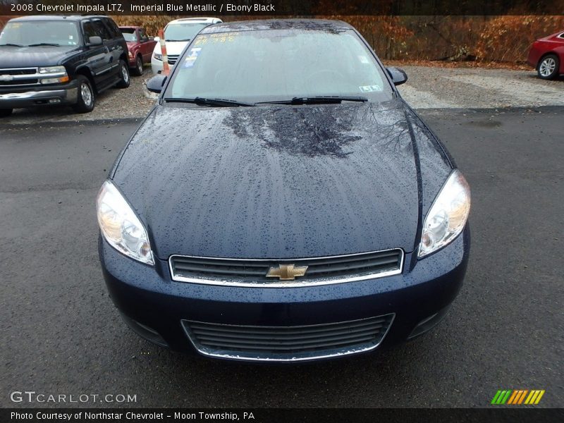 Imperial Blue Metallic / Ebony Black 2008 Chevrolet Impala LTZ