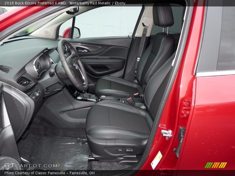 Winterberry Red Metallic / Ebony 2018 Buick Encore Preferred II AWD