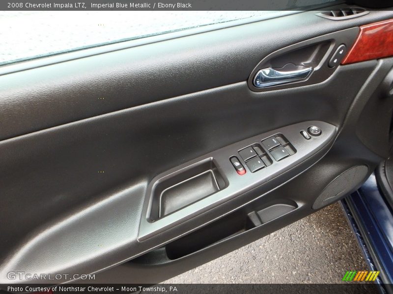 Imperial Blue Metallic / Ebony Black 2008 Chevrolet Impala LTZ