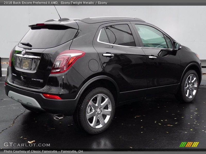 Ebony Twilight Metallic / Ebony 2018 Buick Encore Preferred II AWD