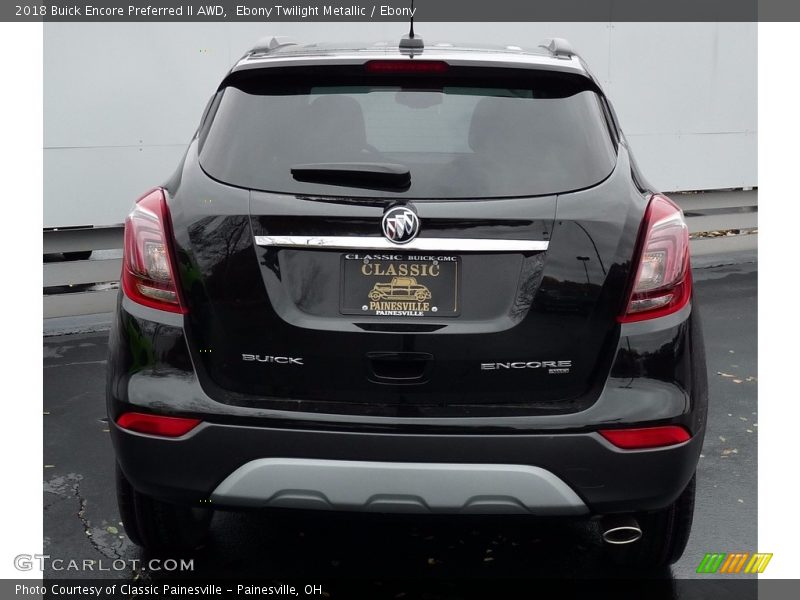 Ebony Twilight Metallic / Ebony 2018 Buick Encore Preferred II AWD