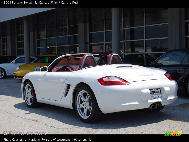 Carrara White / Carrera Red 2008 Porsche Boxster S