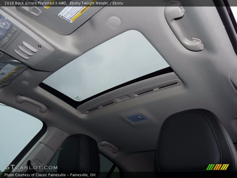 Ebony Twilight Metallic / Ebony 2018 Buick Encore Preferred II AWD