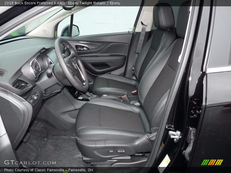 Ebony Twilight Metallic / Ebony 2018 Buick Encore Preferred II AWD