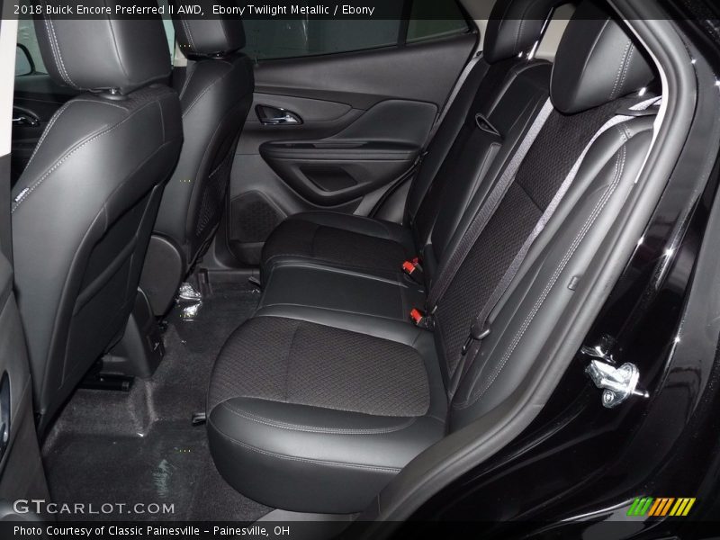 Ebony Twilight Metallic / Ebony 2018 Buick Encore Preferred II AWD