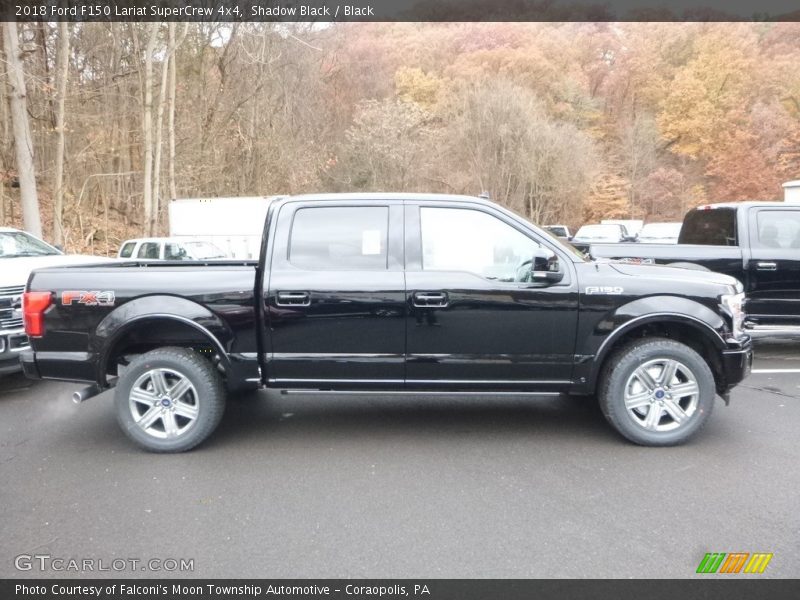 Shadow Black / Black 2018 Ford F150 Lariat SuperCrew 4x4