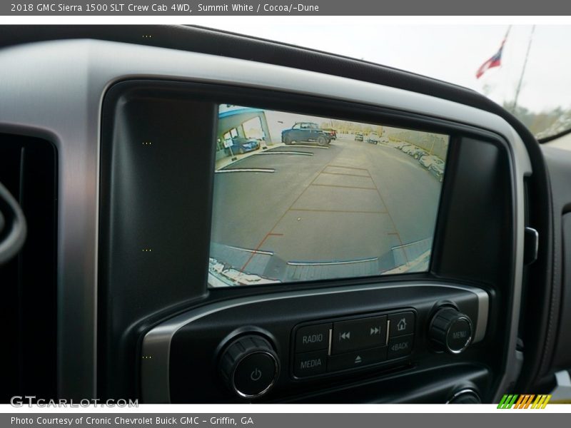 Summit White / Cocoa/­Dune 2018 GMC Sierra 1500 SLT Crew Cab 4WD