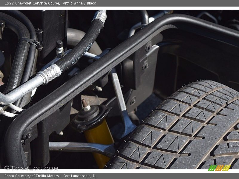 Arctic White / Black 1992 Chevrolet Corvette Coupe