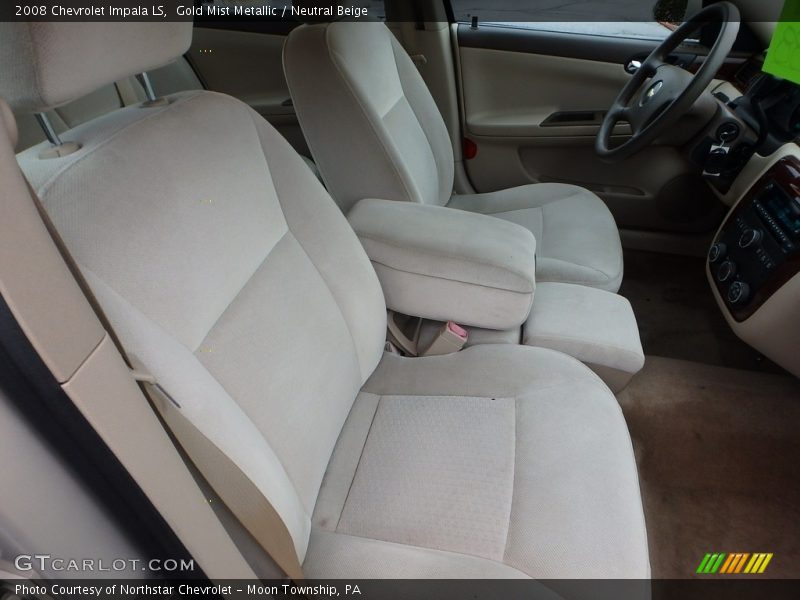 Gold Mist Metallic / Neutral Beige 2008 Chevrolet Impala LS
