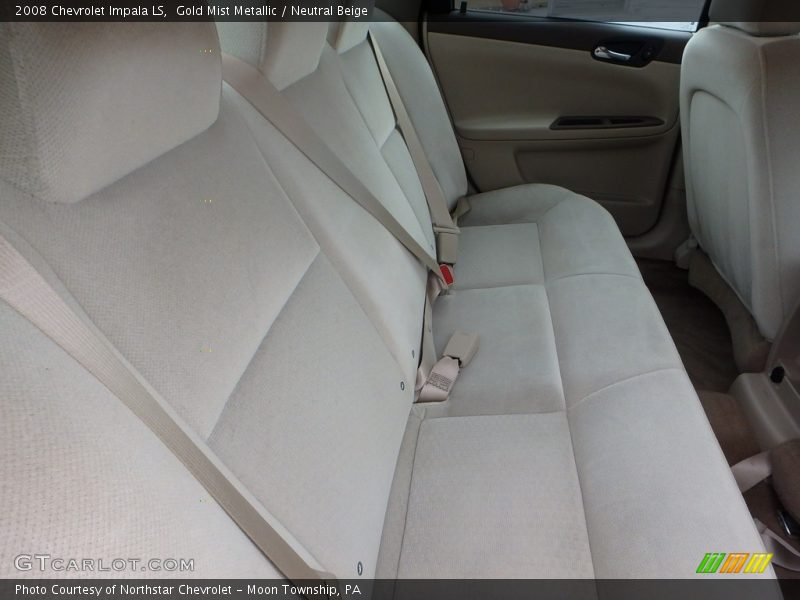 Gold Mist Metallic / Neutral Beige 2008 Chevrolet Impala LS
