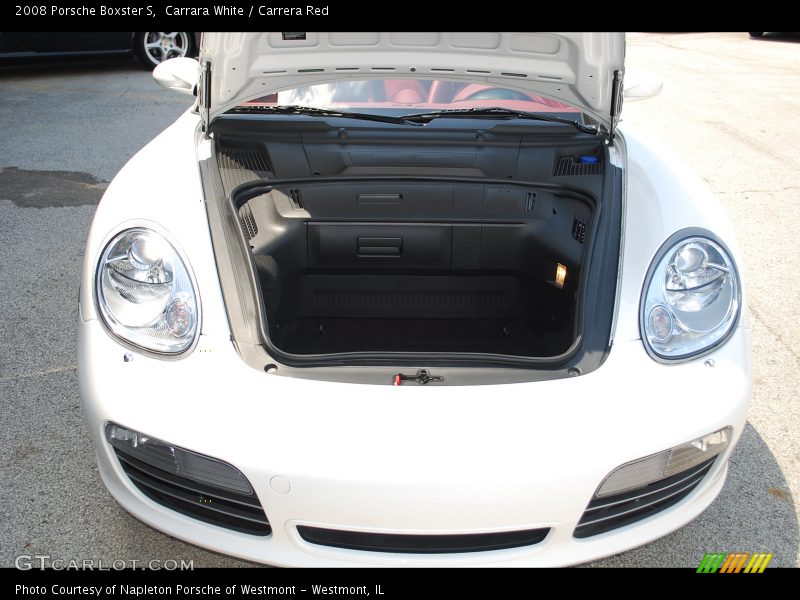Carrara White / Carrera Red 2008 Porsche Boxster S
