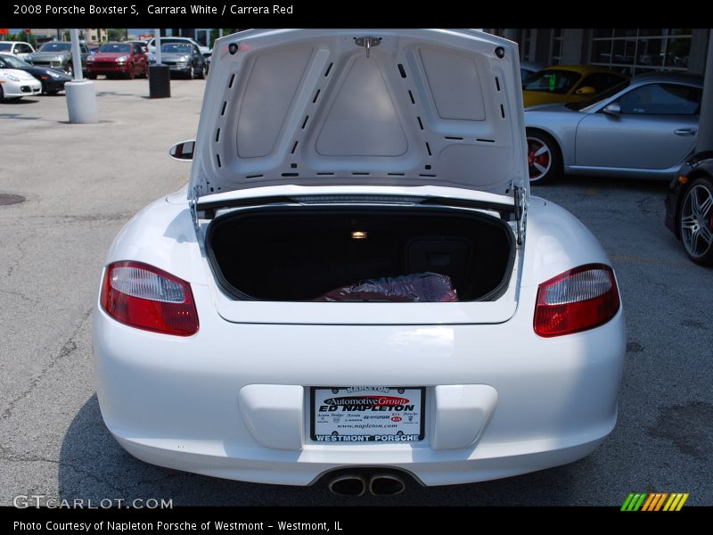 Carrara White / Carrera Red 2008 Porsche Boxster S