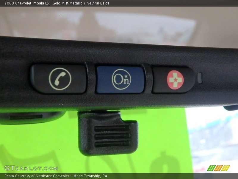 Gold Mist Metallic / Neutral Beige 2008 Chevrolet Impala LS