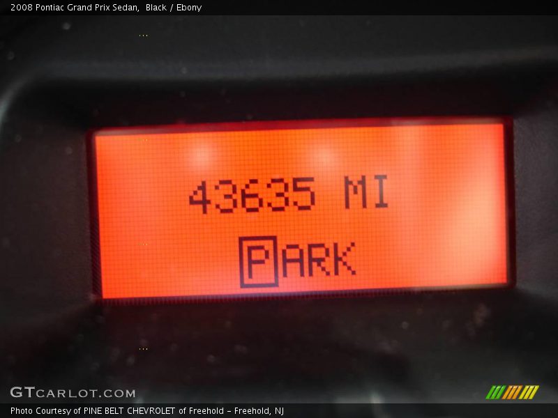Black / Ebony 2008 Pontiac Grand Prix Sedan