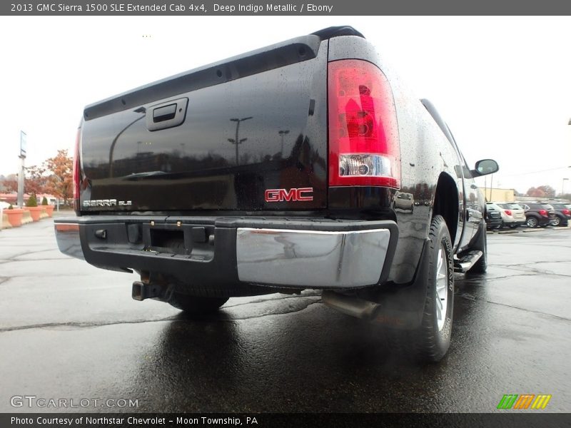 Deep Indigo Metallic / Ebony 2013 GMC Sierra 1500 SLE Extended Cab 4x4