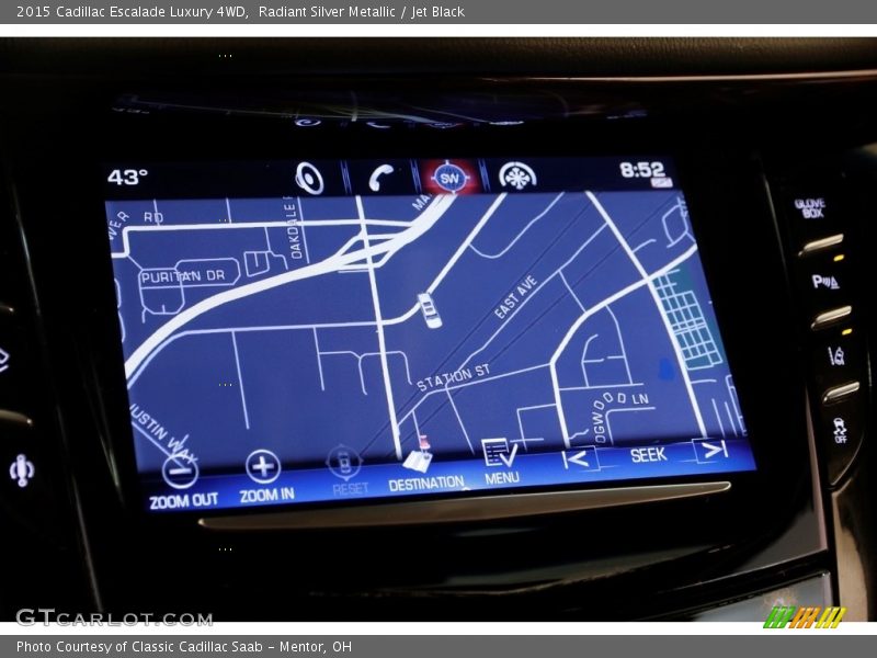 Radiant Silver Metallic / Jet Black 2015 Cadillac Escalade Luxury 4WD