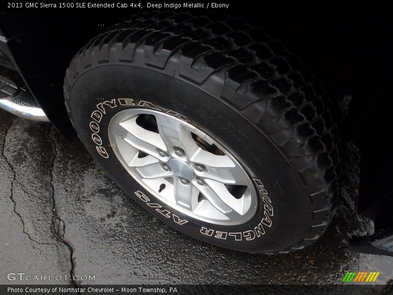 Deep Indigo Metallic / Ebony 2013 GMC Sierra 1500 SLE Extended Cab 4x4