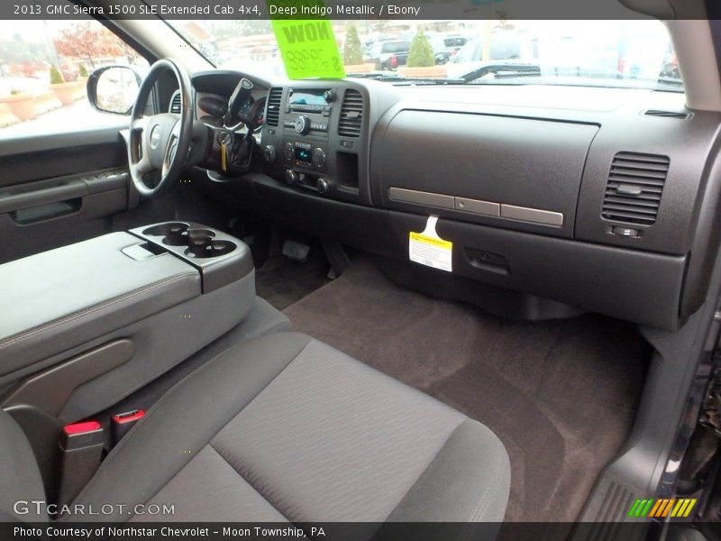 Deep Indigo Metallic / Ebony 2013 GMC Sierra 1500 SLE Extended Cab 4x4