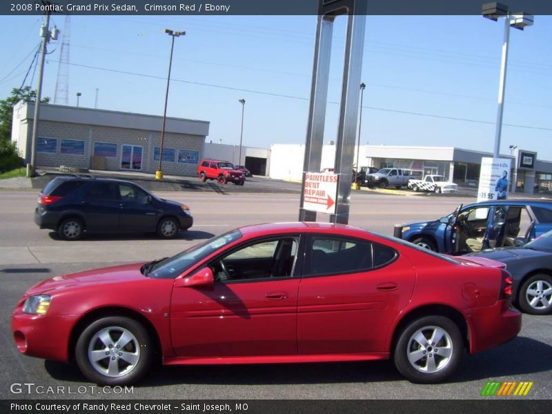 Crimson Red / Ebony 2008 Pontiac Grand Prix Sedan