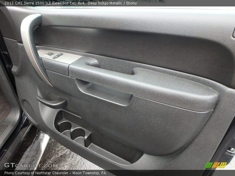 Deep Indigo Metallic / Ebony 2013 GMC Sierra 1500 SLE Extended Cab 4x4