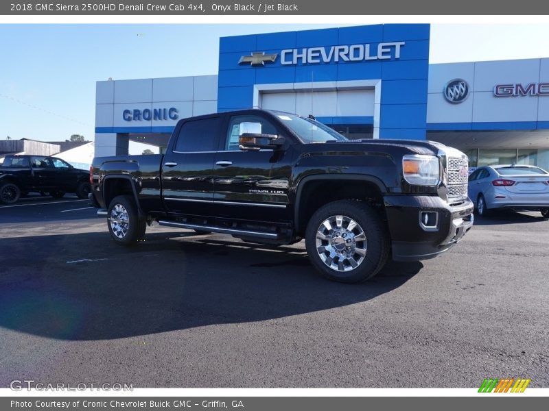 Onyx Black / Jet Black 2018 GMC Sierra 2500HD Denali Crew Cab 4x4