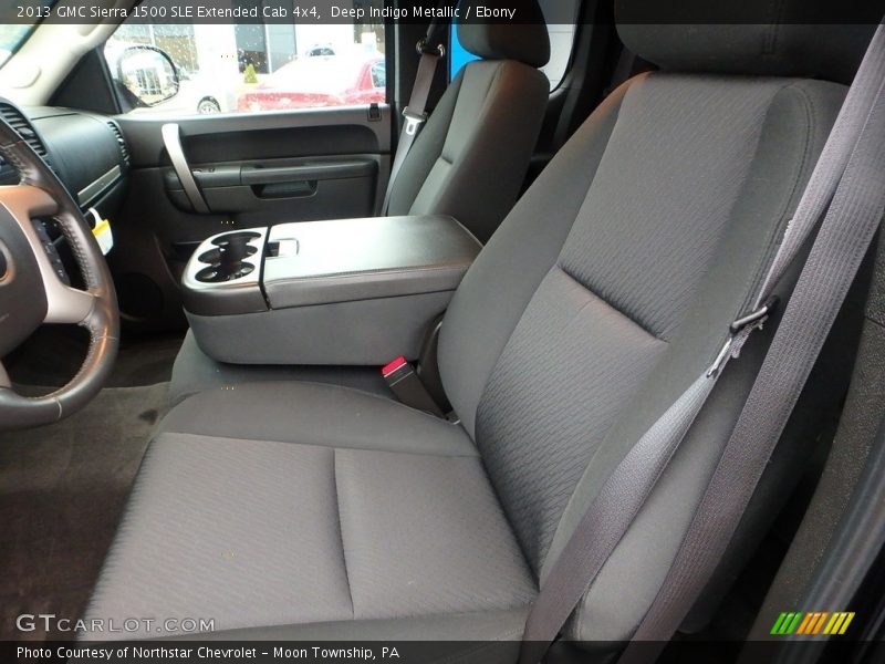 Deep Indigo Metallic / Ebony 2013 GMC Sierra 1500 SLE Extended Cab 4x4